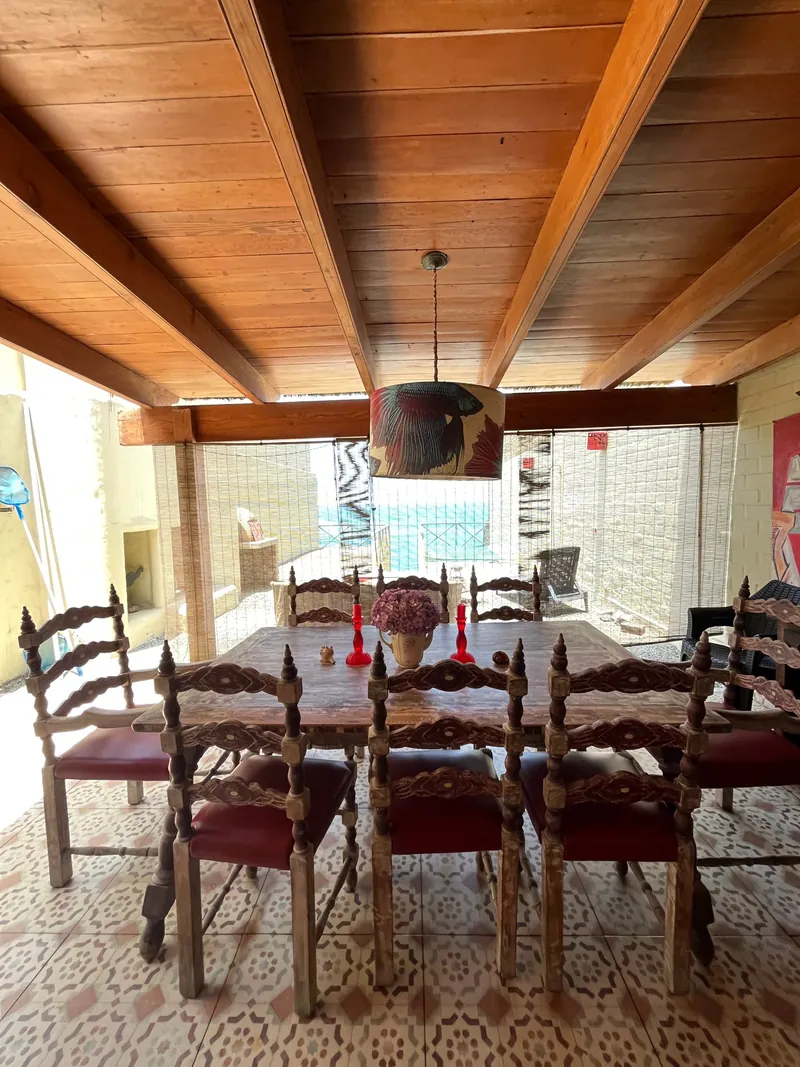 Comedor en la terraza