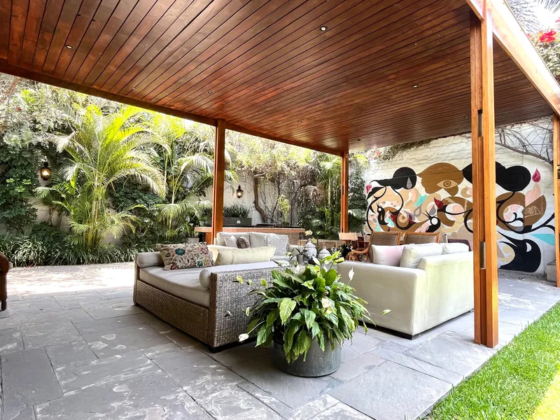Terraza con sala exterior