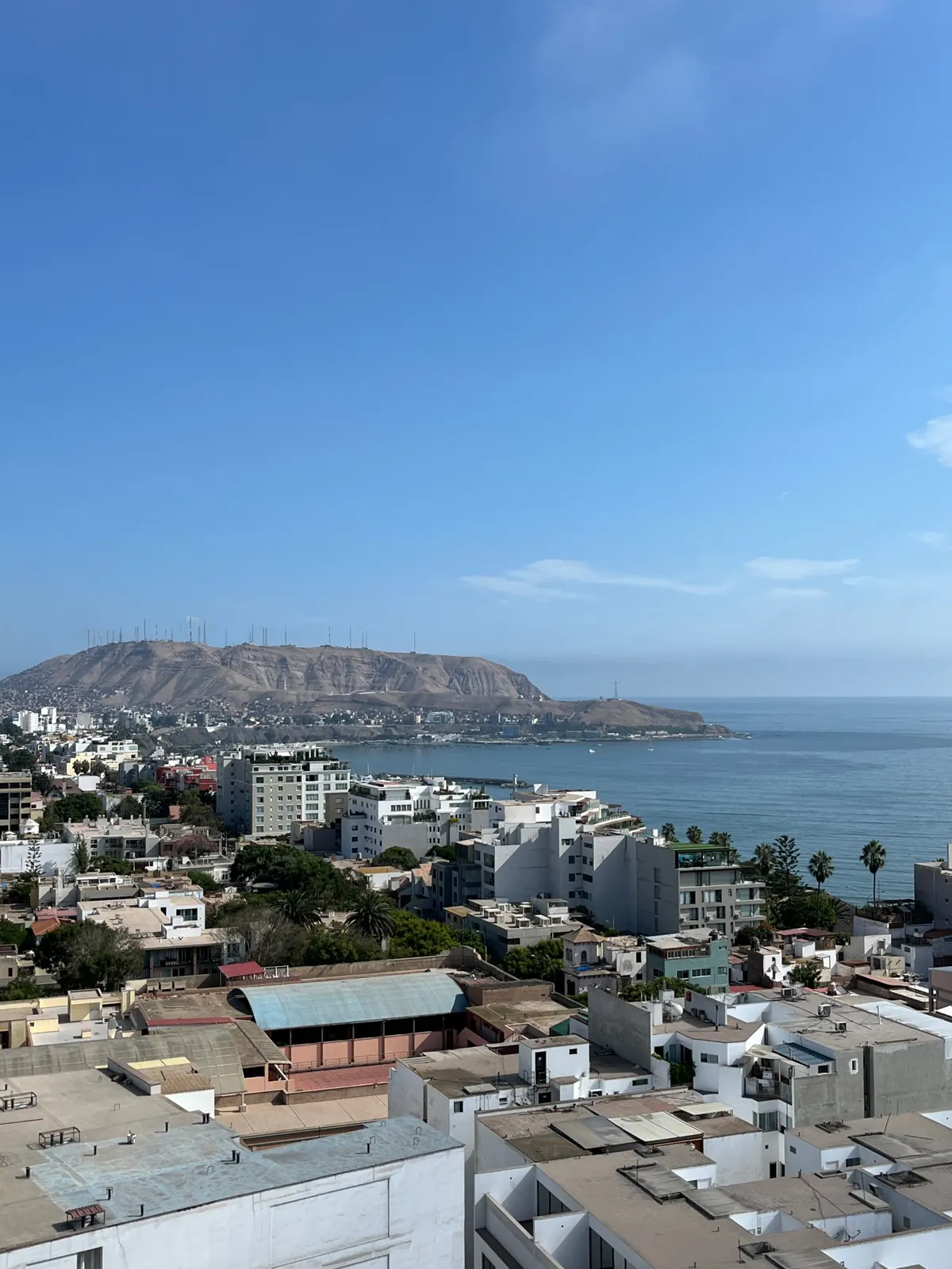 Vista a la bahía desde la azotea