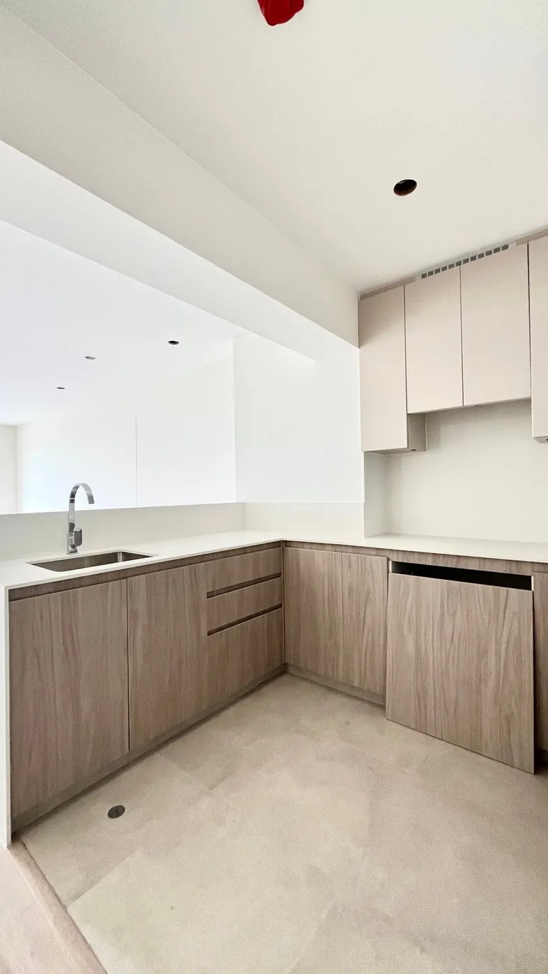 Cocina americana con barra