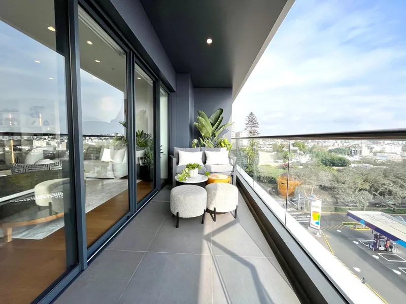 Terraza con vista a la ciudad