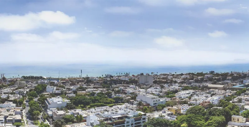 Vista de San Isidro hacia el mar
